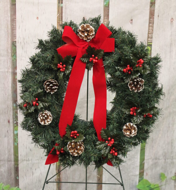 18" Pine Wreath