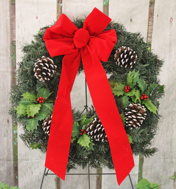 24" Pine Wreath