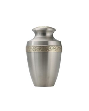 Milano Floral Brass Urn