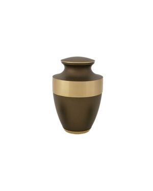 Rustic Bronze Brass Urn